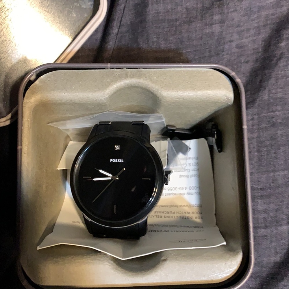 Fossil black watch